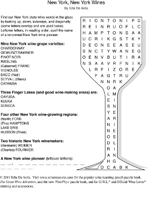 New York Wines Puzzle